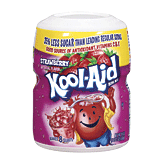 Kool-Aid Soft Drink Mix Strawberry Sugar-Sweetened Caffeine Free Full-Size Picture